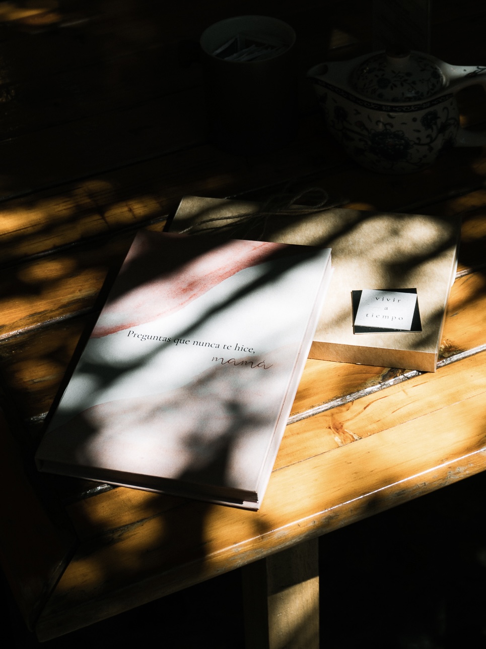 Libro con luz natural